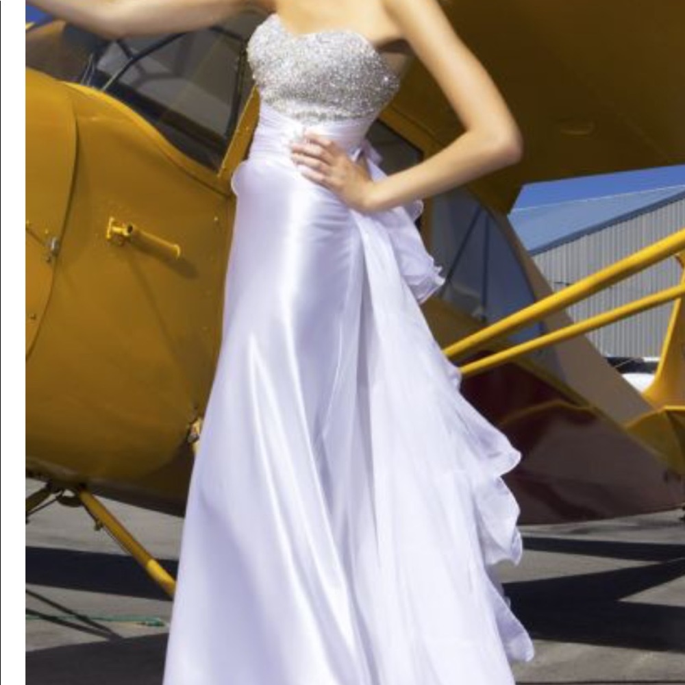 Prom strapless dress - Picture 5 of 6